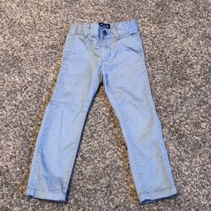 Boys Gray Woven Dress Pants